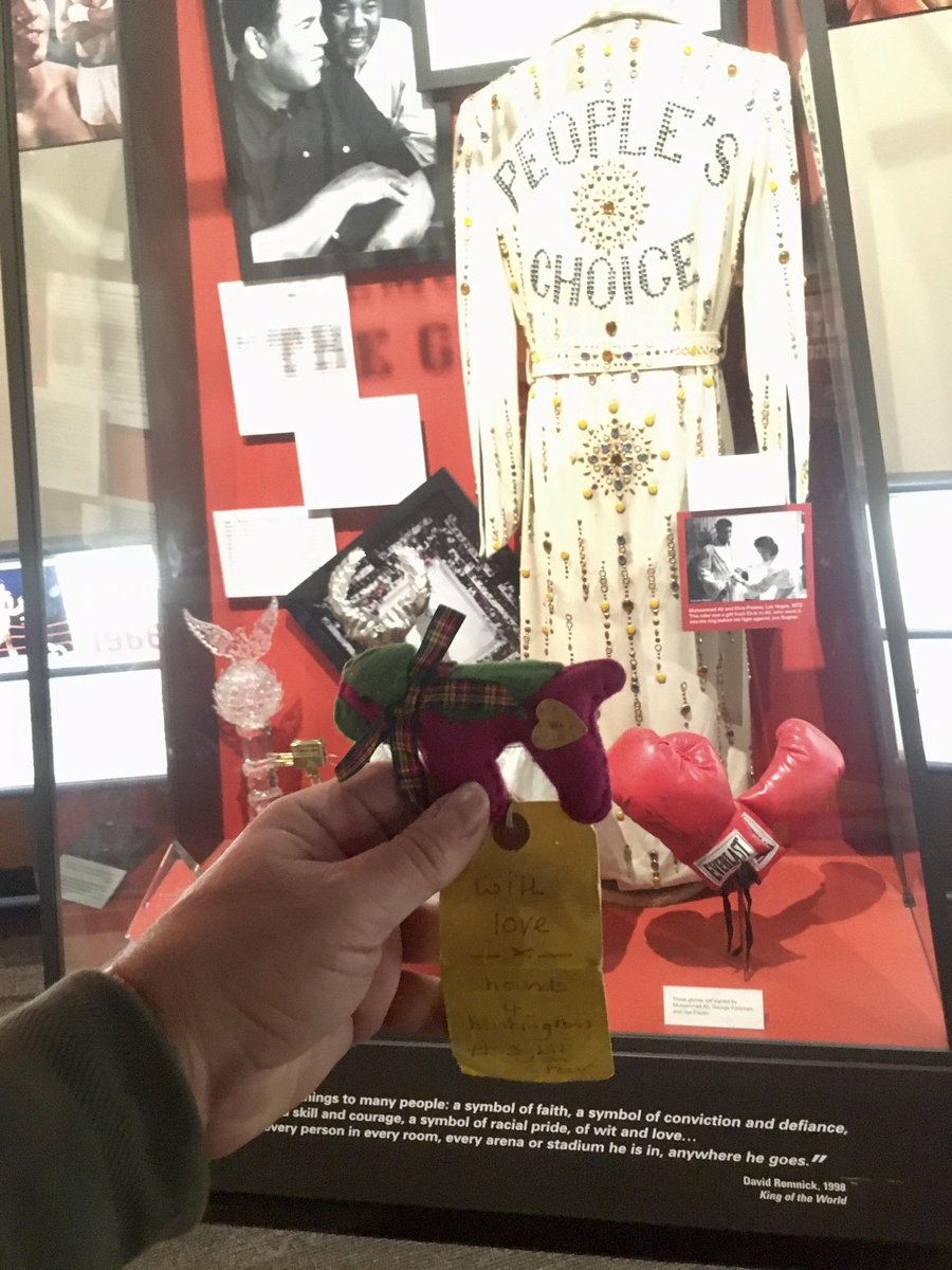 SamSam and LouLou (@sampluslou) on Twitter photo Miss Sybil is learning about the six core principles of Muhammad Ali, “The Greatest”, at the Muhammad Ali Center in Louisville, Kentucky.
#Hounds4Huntingtons
#SybilOnTour
#btposse
<a href="/jaq421/">jackie harrison</a>
<a href="/AliCenter/">Muhammad Ali Center</a> Miss Sybil is learning about the six core principles of Muhammad Ali, “The Greatest”, at the Muhammad Ali Center in Louisville, Kentucky.
#Hounds4Huntingtons
#SybilOnTour
#btposse
<a href="/jaq421/">jackie harrison</a>
<a href="/AliCenter/">Muhammad Ali Center</a>