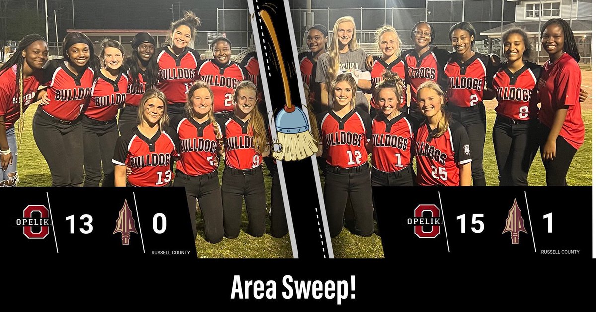 OpelikaSB's tweet photo. Oh how sweet it is.. to be area champs!! 💪🏻💪🏻 https://t.co/T3NagjDrgy
