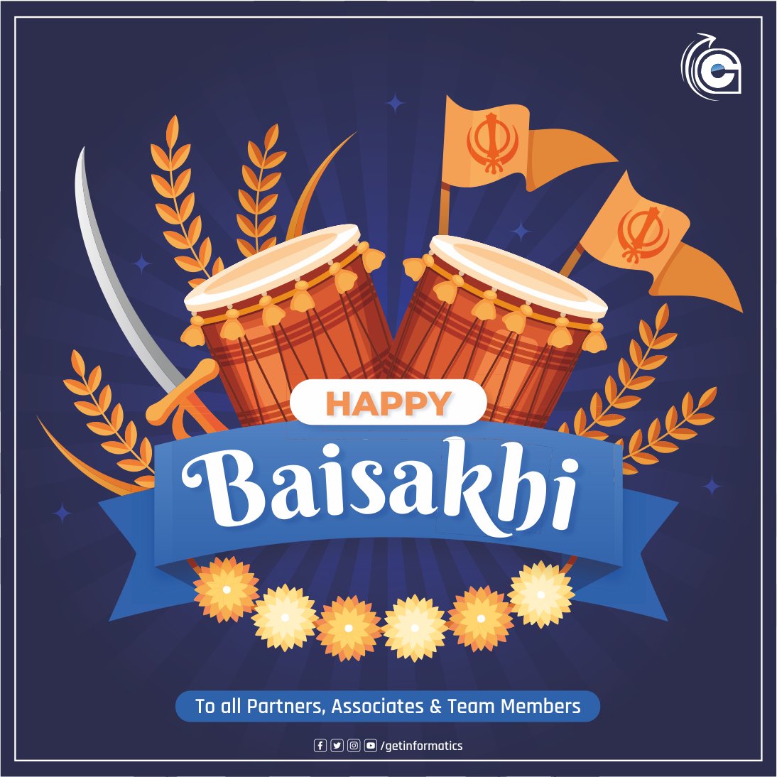 GetInformatics's tweet image. Wishing you lots of love and joy on the festivals of harvest. Hope God blesses you with the best.  #HappyBaisakhi2022 #getinformatics