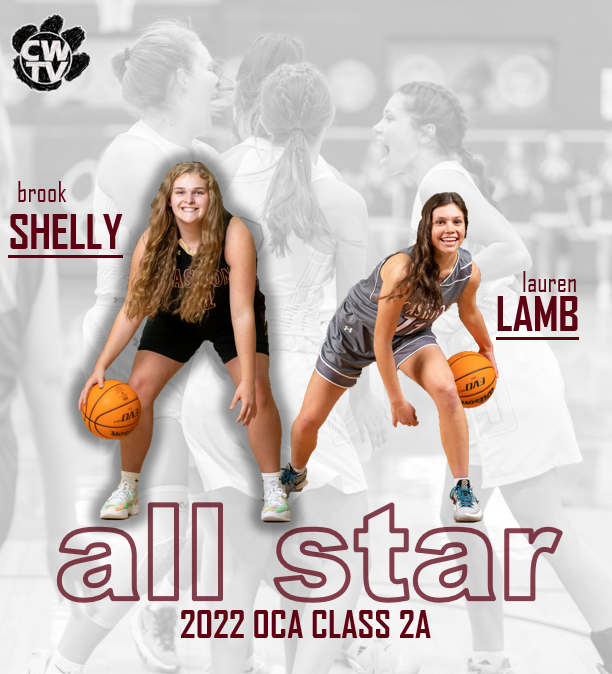 CONGRATULATIONS BROOK &amp; LAUREN!
2022 OCA CLASS 2A ALL STARS!

Fantastic cap to an amazing 4 years wearing the maroon and gold! 
#allwedoiswin