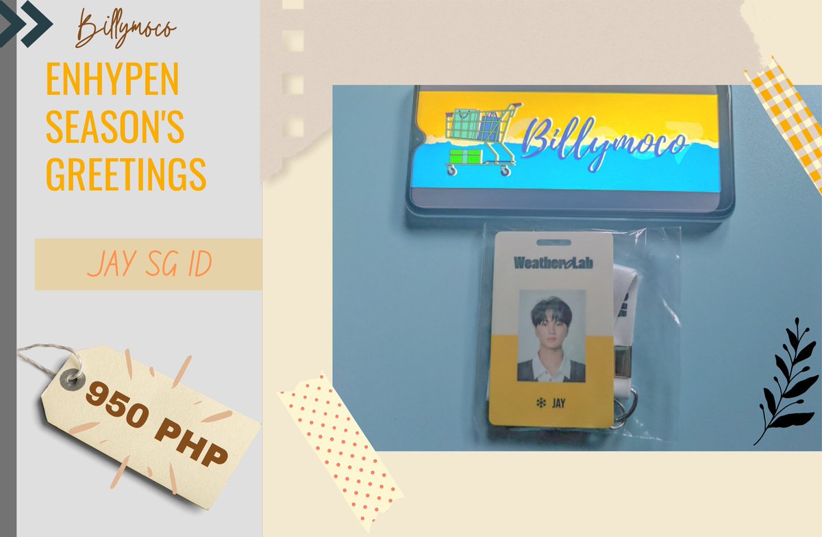 billymoco_ph's tweet photo. #billymoco_onhand
WTS/LFB PH | HELP RT

ENHYPEN SEASON'S GREETINGS 2K22 TINGI

• 950 JAY SG ID (PAYO) ; 1.1K (COD)
• 350 Set B(PAYO) ; 400(COD)
• loc: Mindanao

For COD: https://t.co/l1BApuMXej

🏷️ Heeseung Jay Jake Sunghoon Jungwon Sunoo Ni-Ki https://t.co/rHjb2LPdvA