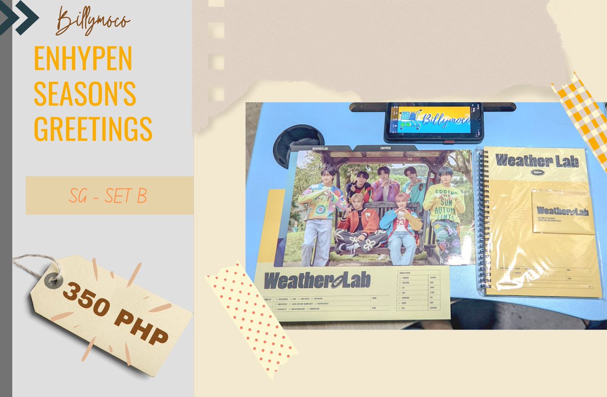 billymoco_ph's tweet photo. #billymoco_onhand
WTS/LFB PH | HELP RT

ENHYPEN SEASON'S GREETINGS 2K22 TINGI

• 950 JAY SG ID (PAYO) ; 1.1K (COD)
• 350 Set B(PAYO) ; 400(COD)
• loc: Mindanao

For COD: https://t.co/l1BApuMXej

🏷️ Heeseung Jay Jake Sunghoon Jungwon Sunoo Ni-Ki https://t.co/rHjb2LPdvA