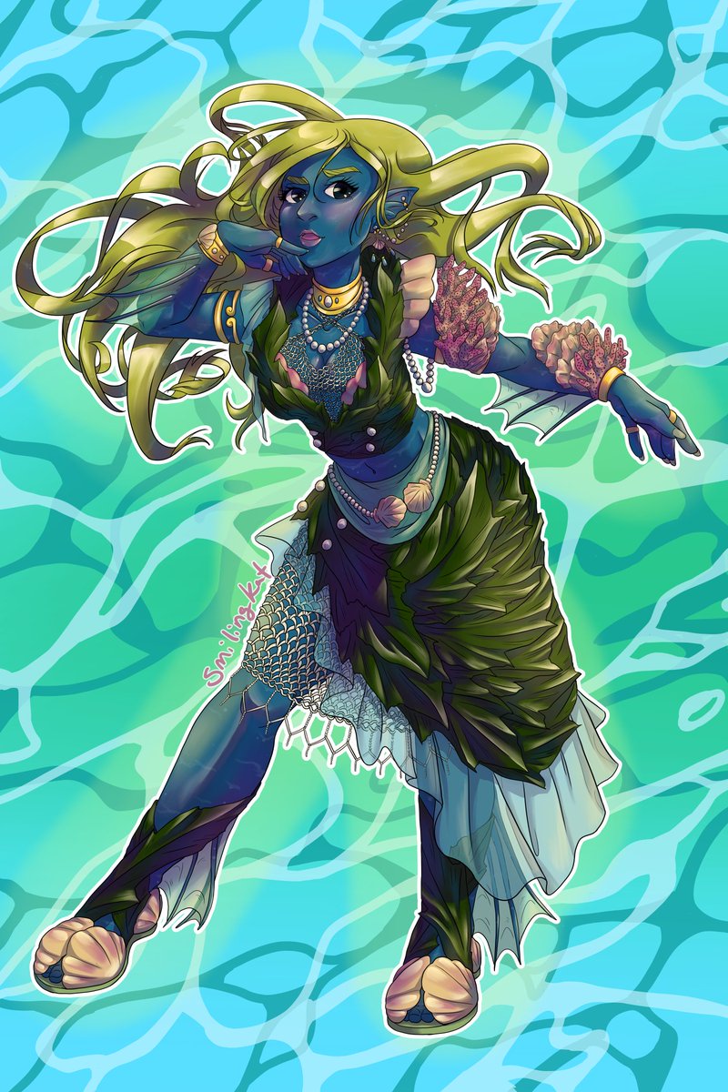 ASmilingKat's tweet photo. #portfoIioday ? Thought I'd maybe try participating this year since I'm working on making it a part time deal instead of just a hobby now :3 https://t.co/dK24ZbGa5u