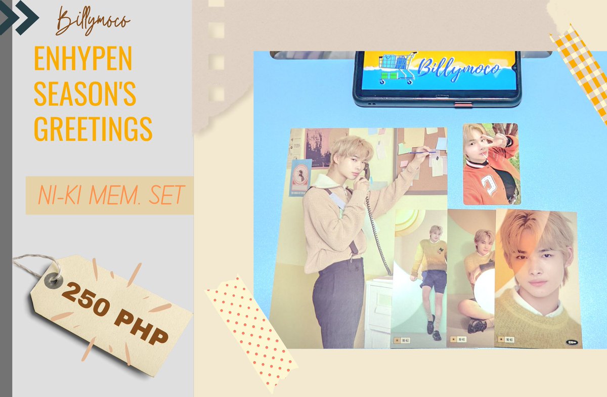 billymoco_ph's tweet photo. #billymoco_onhand
WTS/LFB PH | HELP RT

ENHYPEN SEASON'S GREETINGS 2K22 TINGI

• 250/mem set(PAYO) ; 300(COD)
• loc: Mindanao

For COD: https://t.co/l1BApuMXej

🏷️ Heeseung Jay Jake Sunghoon Jungwon Sunoo Ni-Ki https://t.co/WWqp1jwURm