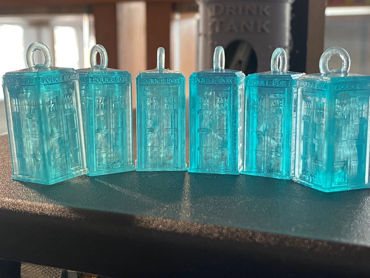 DarthKnoob's tweet photo. Excited to share this item from my #etsy shop: Transparent blue police box https://t.co/s4d8R9ISoZ https://t.co/g5Gm5TnsVv