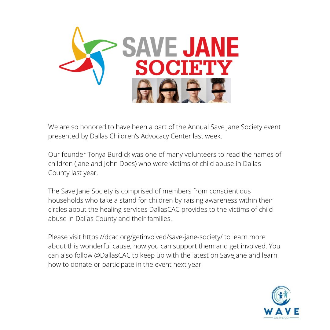 WaveontheGo's tweet photo. #SaveJane #DallasCAC 
#jointhewave❤️#makingadifference #supportdallascharities #makeanimpact #getreadyDallas #mobileapp https://t.co/q2aFnLeC8v