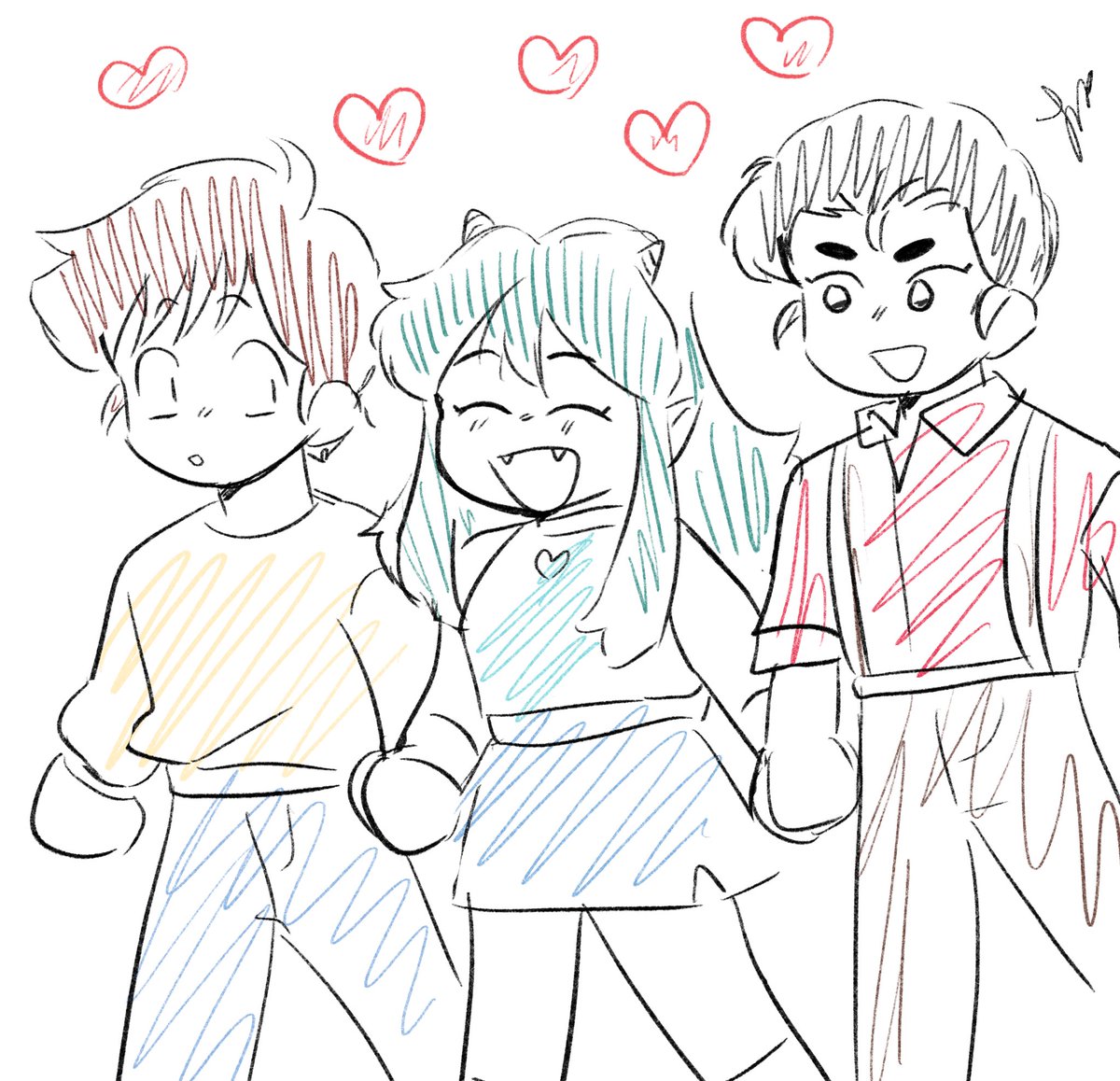 lum and her boyfriends #uruseiyatsura 
