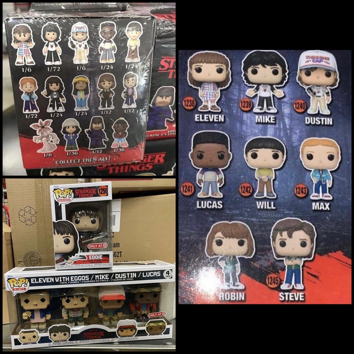 fofeando's tweet photo. ¡Primer vistazo! Aquí les dejo las primeras imágenes de los #Funko de #StrangerThings de la cuarta temporada que pinta para ser increíble. #Fofeando https://t.co/Y8zL5wO8dd