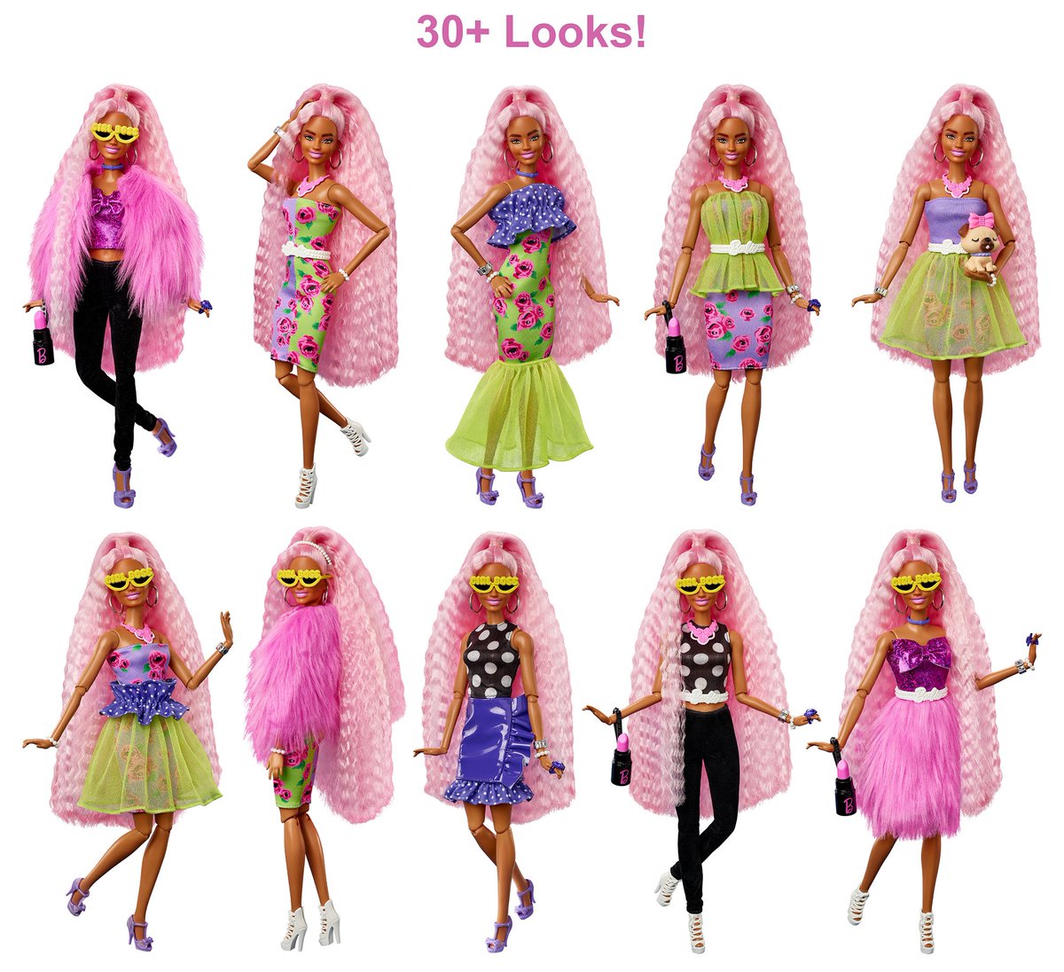 fofeando's tweet photo. ¡Novedad! las #BarbieEXTRA siguen con todo y en este 2022 tendremos a “Barbie Extra Deluxe doll 2022” con la que puedes armar más de 30
Looks diferentes. Estará próximamente a la venta #Fofeando https://t.co/sgLBEsp3Xe