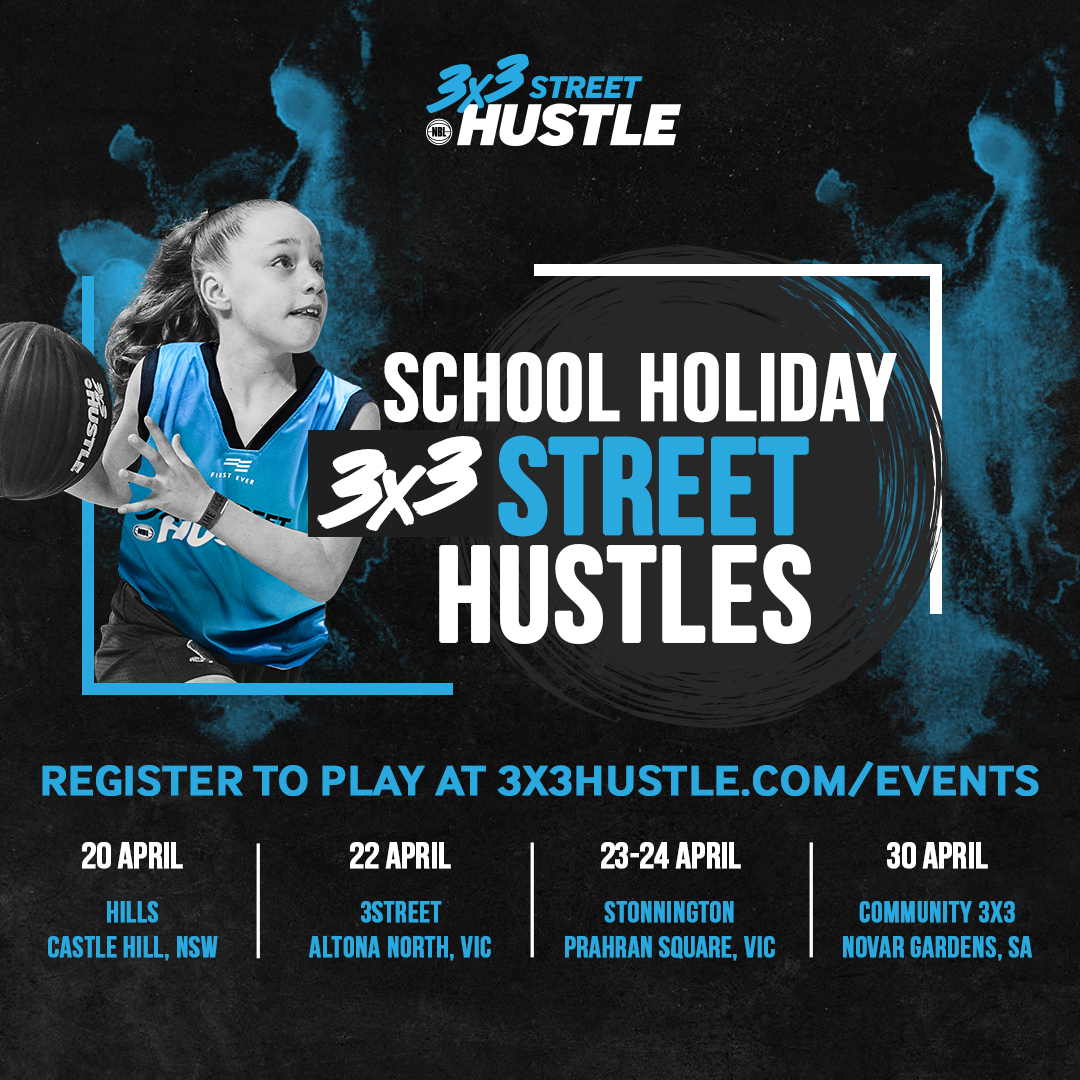 Looking to entertain the kids in the backend of the school holidays? 🤔

Look no further! We've got a whole slate of 3x3 Street Hustles around the country to get the kids active 💪

Register for your preferred event at 3x3hustle.com/events
