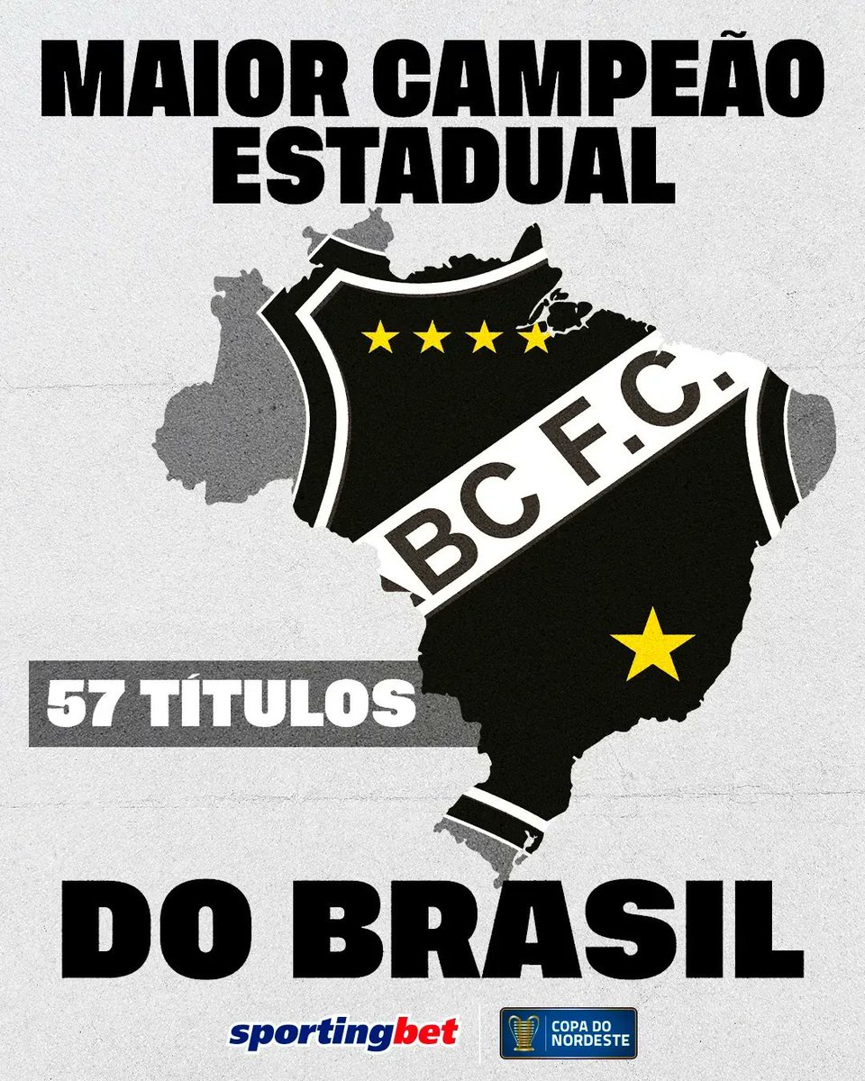 CopaDoNordeste's tweet photo. Gigante da Frasqueira e Gigante do Brasil! Tem que respeitar MUITO a história do @abcfc, o maior campeão da nação brasileira! 🏆⚫⚪ https://t.co/2Rf90vqS2k