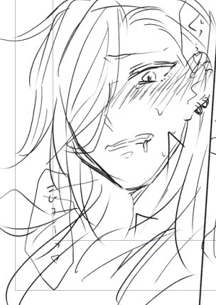 天才なので寝るっつってからさらにネームを切っていたんですけどいい顔描けたのでほんとに寝る 