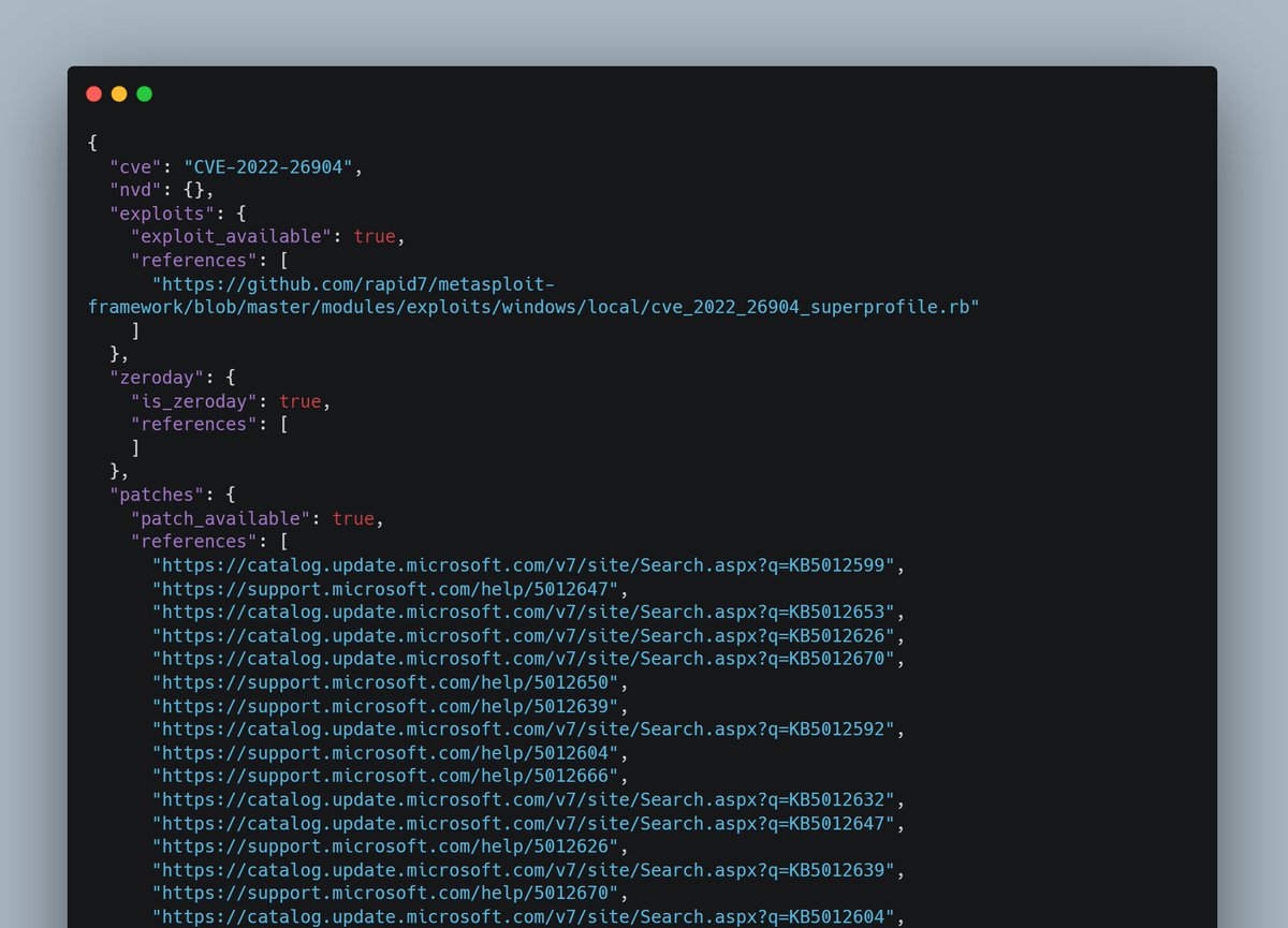 akhilreni_hs's tweet photo. Super crits out!!

Our Vulnerability intelligence is upto date - you can hit our APIs to find more details about the vulnerabilities https://t.co/7ujJfGF9bk