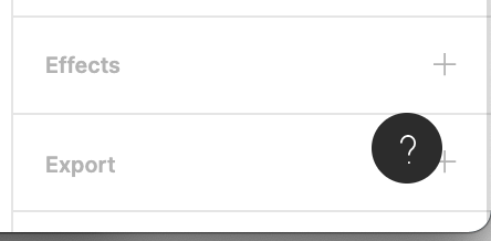 katierileyco's tweet photo. the help button is blocking other actions in the sidebar @figma can I remove it? https://t.co/R4GRKk9POv