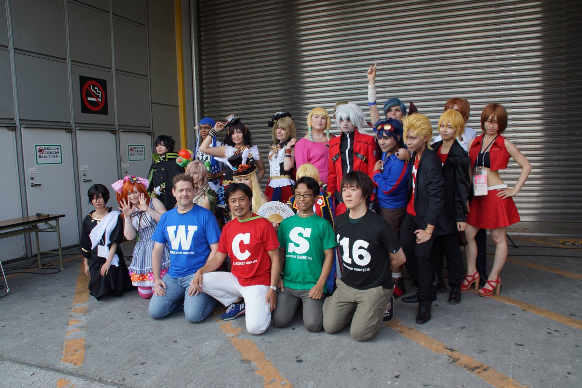 Mike_dagane's tweet image. 2016年コミックマーケットから安田かおる代表が、ゲスト審査員で参加　開催後の夏コミ・コミケット90に各国代表が公式表敬訪問(会場応対は、筆谷代表・安田代表)　#WCS2016 #コスサミの思い出
