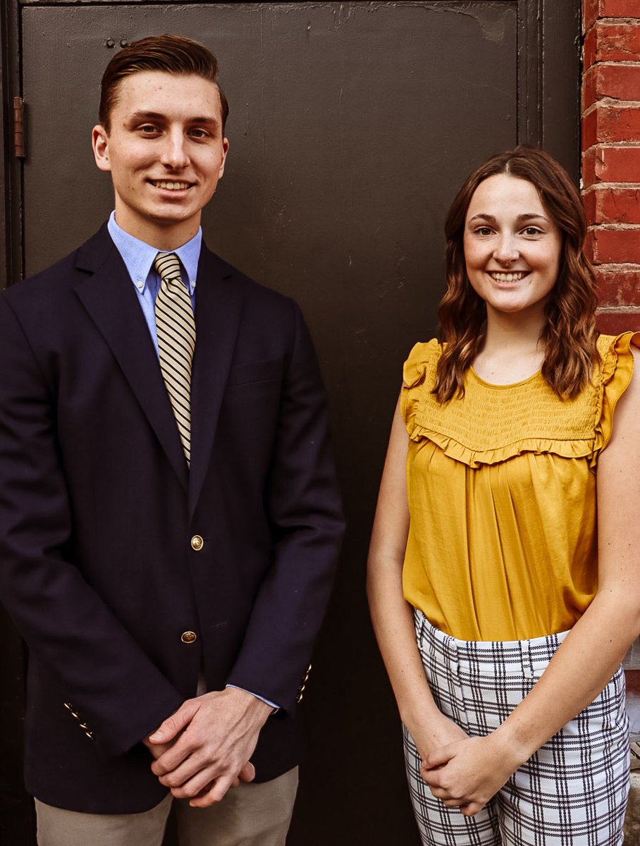 uiargonaut's tweet image. BREAKING: Tanner McClain and Madison Fitzgerald win ASUI presidential election.