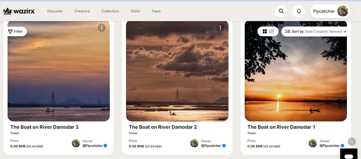 arijitmondal1's tweet photo. 3 photos..3 days..3 colors..3 boats..1 river
@WazirXNFT
https://t.co/QKllnV3GU0
https://t.co/D8uoYdAq1y 
https://t.co/Jd0xTBkXgV 
@LostHongshan @kunalkamble @divitonchain @lactucafarm  @Winbcblog1 @mitzverse @THENFTVILLAIN  

 #nftphotography #NFTCommunity #NFTphotographers https://t.co/pvwBVNKHmS