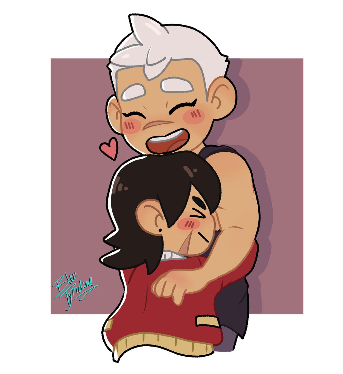 Bleu_Pyridine's tweet photo. okay, but i showed my friend #sheith moments and he didn't ship them. What proceeds?
#VoltronLD
anyway, quick fanart of my comfort ship. https://t.co/silwE8c27Z
