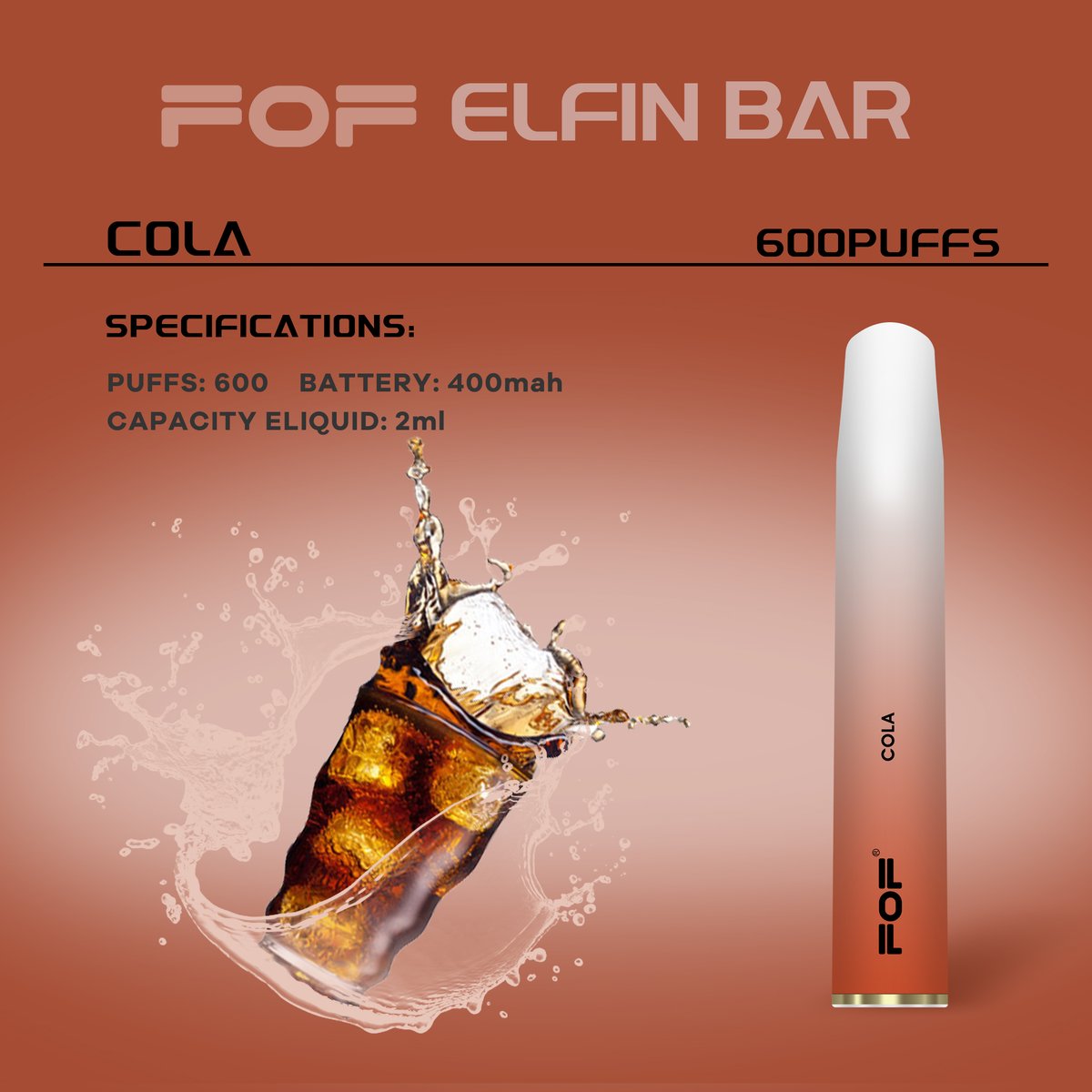 Tracy787346492's tweet image. FOF ELFIN：“ Please must be 18+ ”
*600puffs dispposable pod
*Nic salt
*2ml e-liquid capacity
*400mAh battery capacity
*10flavors for your choose
*Easy to use and carry on

#disposablevape #poddevice #vapefam #vape #vapeshop #vapefamily #vapefamous #vapefriends #vapecommunity