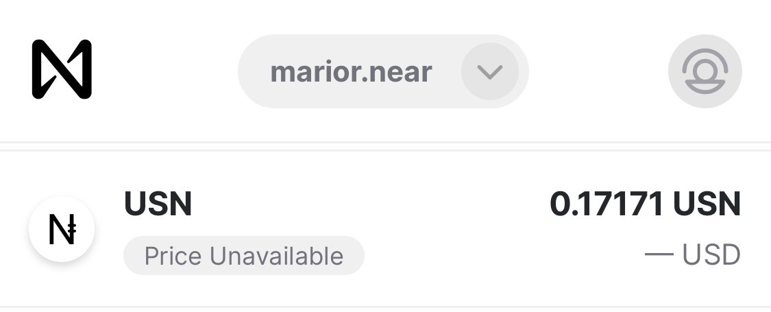 Sorry I couldn’t resist 😅
Go check out my wallet. Yes, this is the legit $USN and it’s on mainnet.
Here’s a thread of how you can do it too without technical knowledge.
Once you completed this task, please send a screenshot of your wallet with the hashtag #USNisreal
🧵