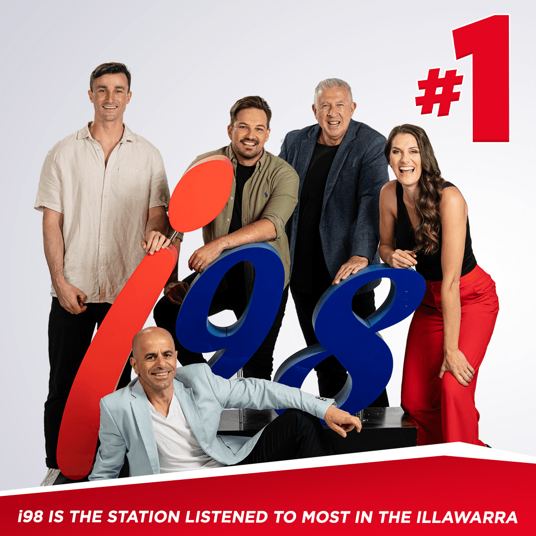Thanks for making us Number One Illawarra!
The latest ratings are in and i98FM is the station listened to most with 27.4% of listeners in the Illawarra tuning in each week. You also chose us your Number One station in Breakfast and across the work day!