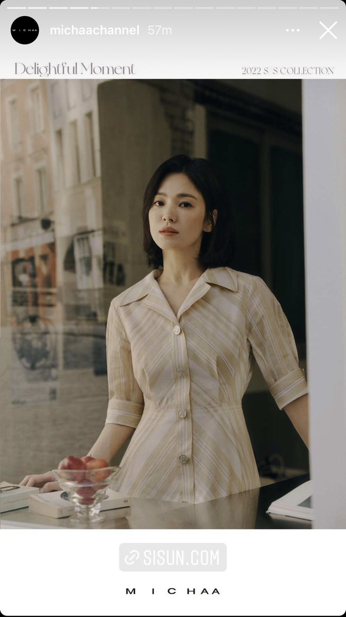 Melody1122Mel's tweet photo. #SongHyeKyo for Michaa 2022 S/S collection 🌸🌸 https://t.co/RYAmg73kHt