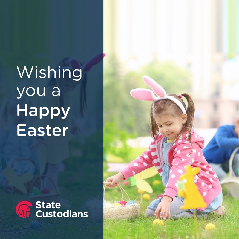 You're never too old for the egg hunt! 🐣
Happy Easter from the team at State Custodians.