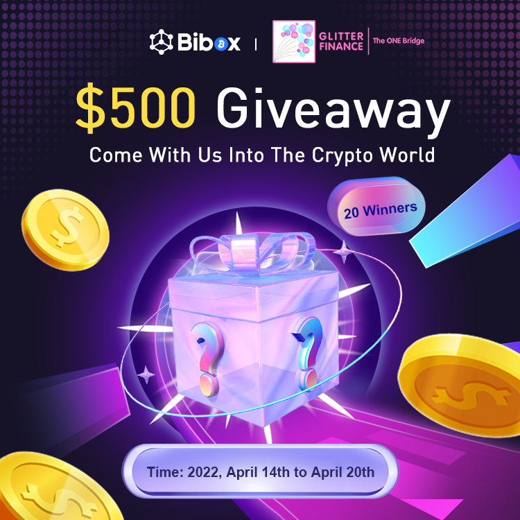 Bibox365's tweet photo. 🎁#Giveaway $500 for 20 winners🥇
❤️As an innovator bridge, @GlitterFinance brings you into the crypto world.
1⃣Like+RT+Tag 3 friends
2⃣Follow 
@BiboxListing @GlitterFinance @Bibox365  @Muli_Bibox
3⃣Join https://t.co/ODTFNh9X68 &amp; https://t.co/cm2o4Pt6lM
4⃣Comment your Bibox UID https://t.co/iyH0pm1L5h