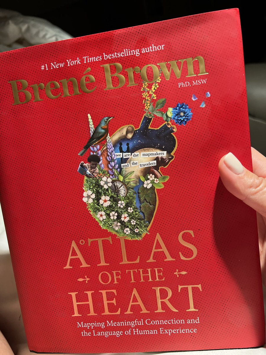 MarissaLadron's tweet photo. My vacation gift ππ; i βll be sharing with all of you , the wisdom inside. By @BreneBrown π in this precious #Atlasoftheheart #RecoverAndOvercome https://t.co/OzG9YoRTEx