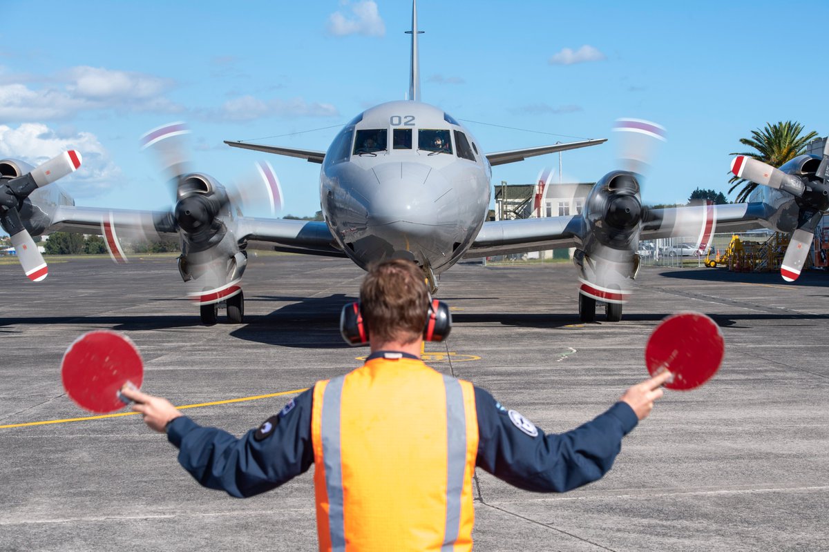 NZAirForce's tweet photo. Welcome home ✈️ Our P-3K2 Orion NZ4202 has returned to #BaseAuckland after a heavy maintenance programme at #BaseWoodbourne. It is the last Orion in the fleet to undertake the work, representing a milestone as the fleet heads towards retirement next year.
#NZAirForce https://t.co/ogA4CAelzu