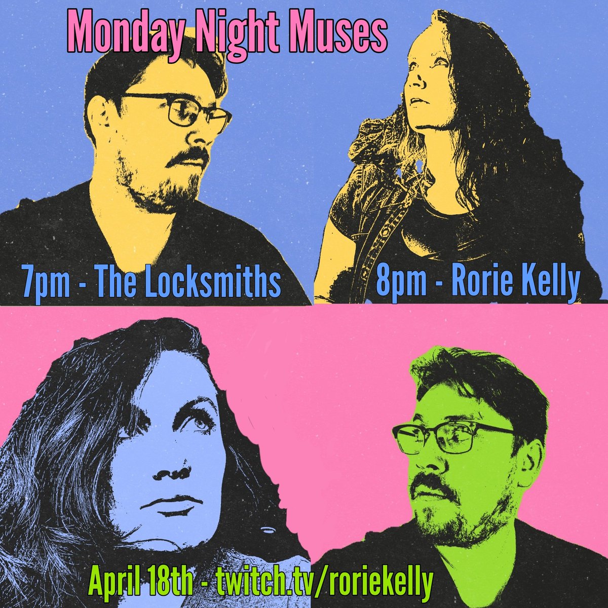 Locksmiths_Band's tweet photo. Robert is joining @roriekelly on April 18th for #MondayNightMuses Playing new songs and tunes from upcoming EP.
#thelocksmiths #mywayinmanila #livemusic #originalmusic #twitch #roriekelly https://t.co/IRsV9rPd78