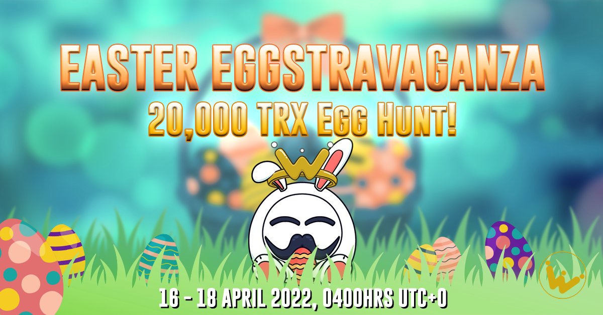 #WINksters! Winky thinks it’s time for an Easter Egg hunt! 🥚 

Join the event: wnk.to/EasterHunt

#WINkEvent #EasterEggstravaganza