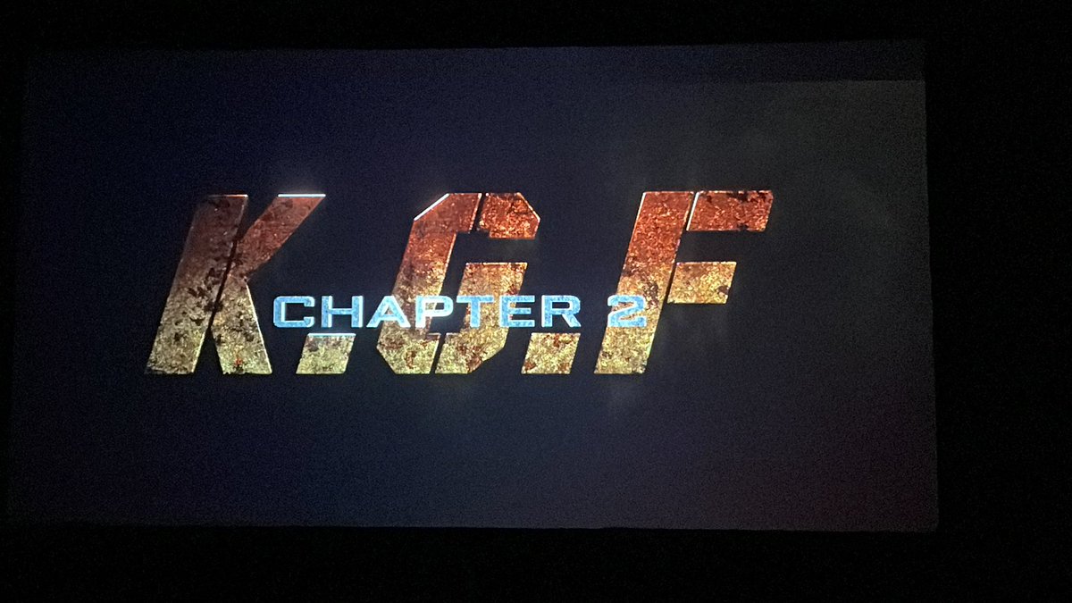 cinemamatters's tweet photo. Watching #KGFChapter2 #KGF2 #KGFChapter3 #kgf2review @TheNameIsYash @hombalefilms #kgf2usa @Cinemark #cinemamatters https://t.co/NV1RY5fpBm