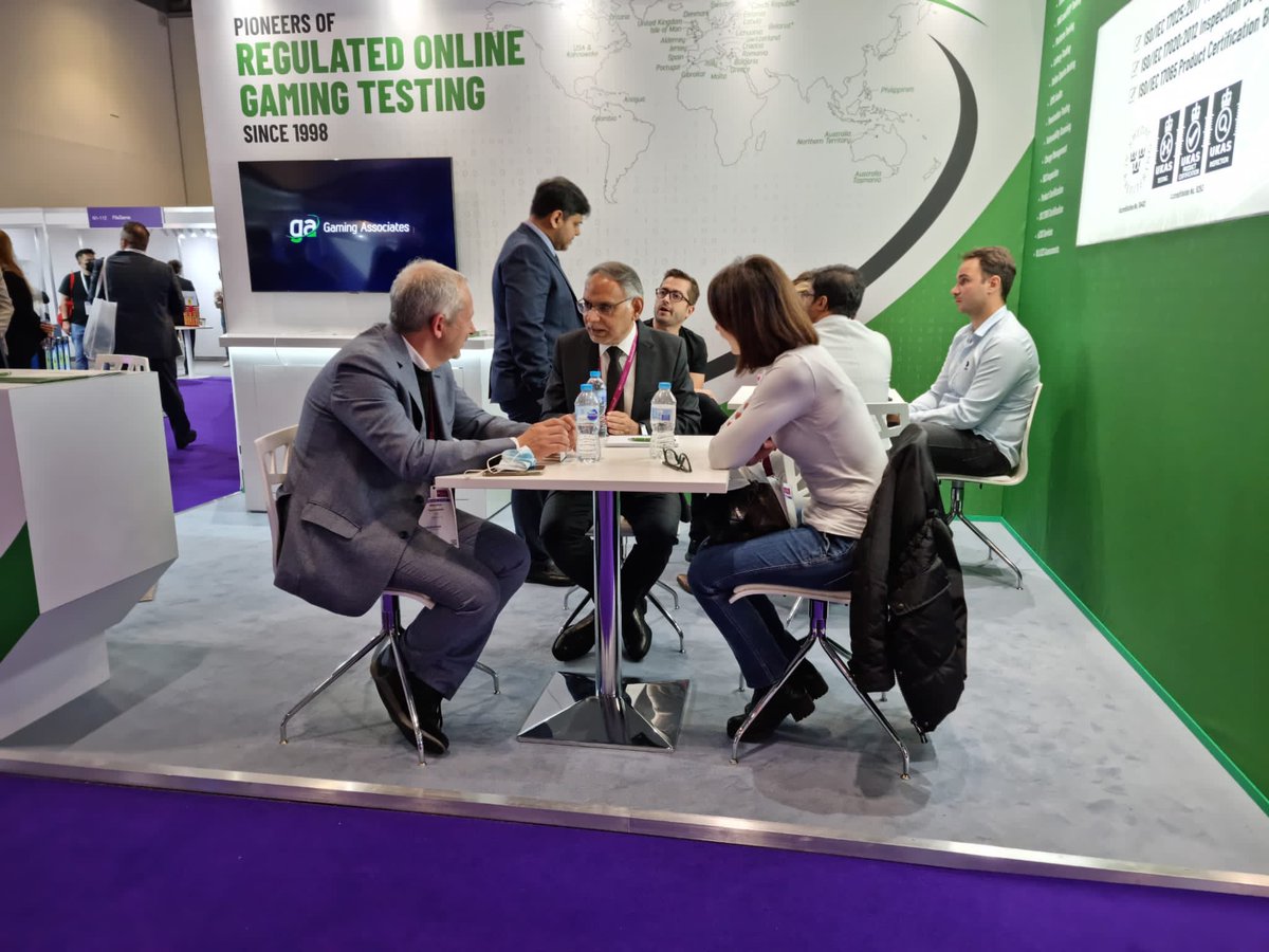 GAEuropeLtd's tweet photo. It’s an amazing experience at ICE 2022. Come meet us at stand N1-322. Its a great opportunity for networking and meeting with interesting people.
Here’s a sneak peak of Day#2
#myicestory #gamingassociates #icelondon #new #opportunities #tech #onlinegaming #informationsecurity https://t.co/70IzRJ1Dpl