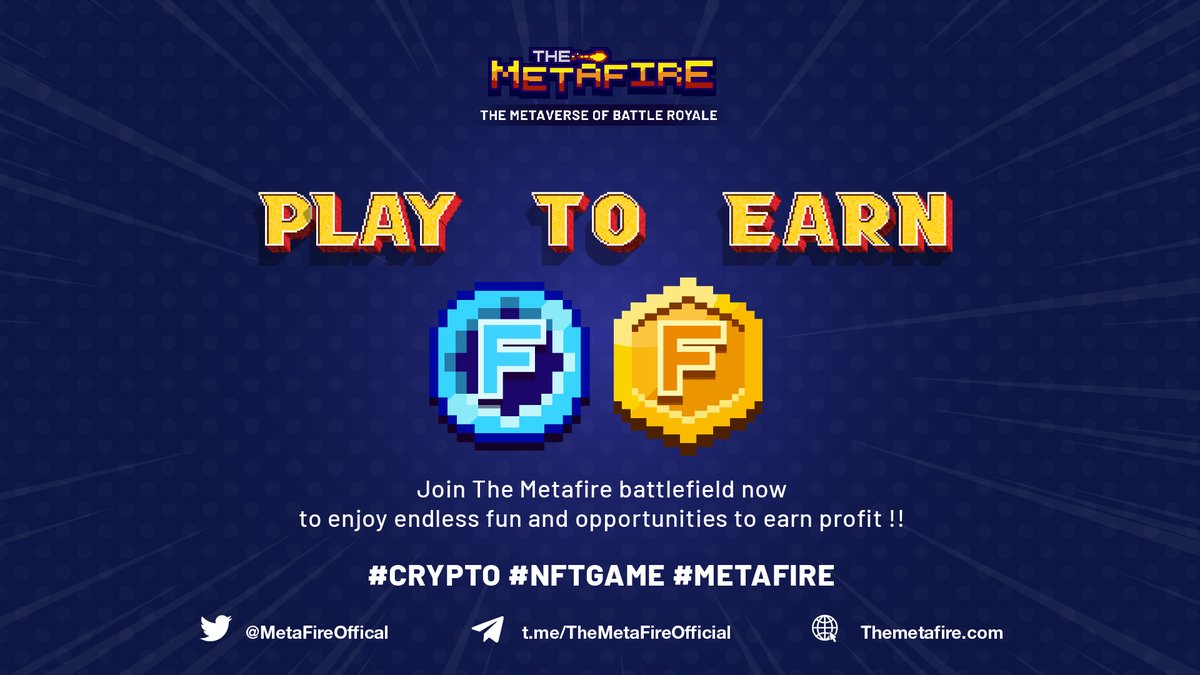 🎉If MOBA and Battle Royale have stolen your heart, you should once check out #TheMetafire game to fulfill your hobby and game-fi journey. 

🔥Metafire will bring the experience of battle fight combined with teamwork to rock your game. 

#MetaFire #NFTs #P2E