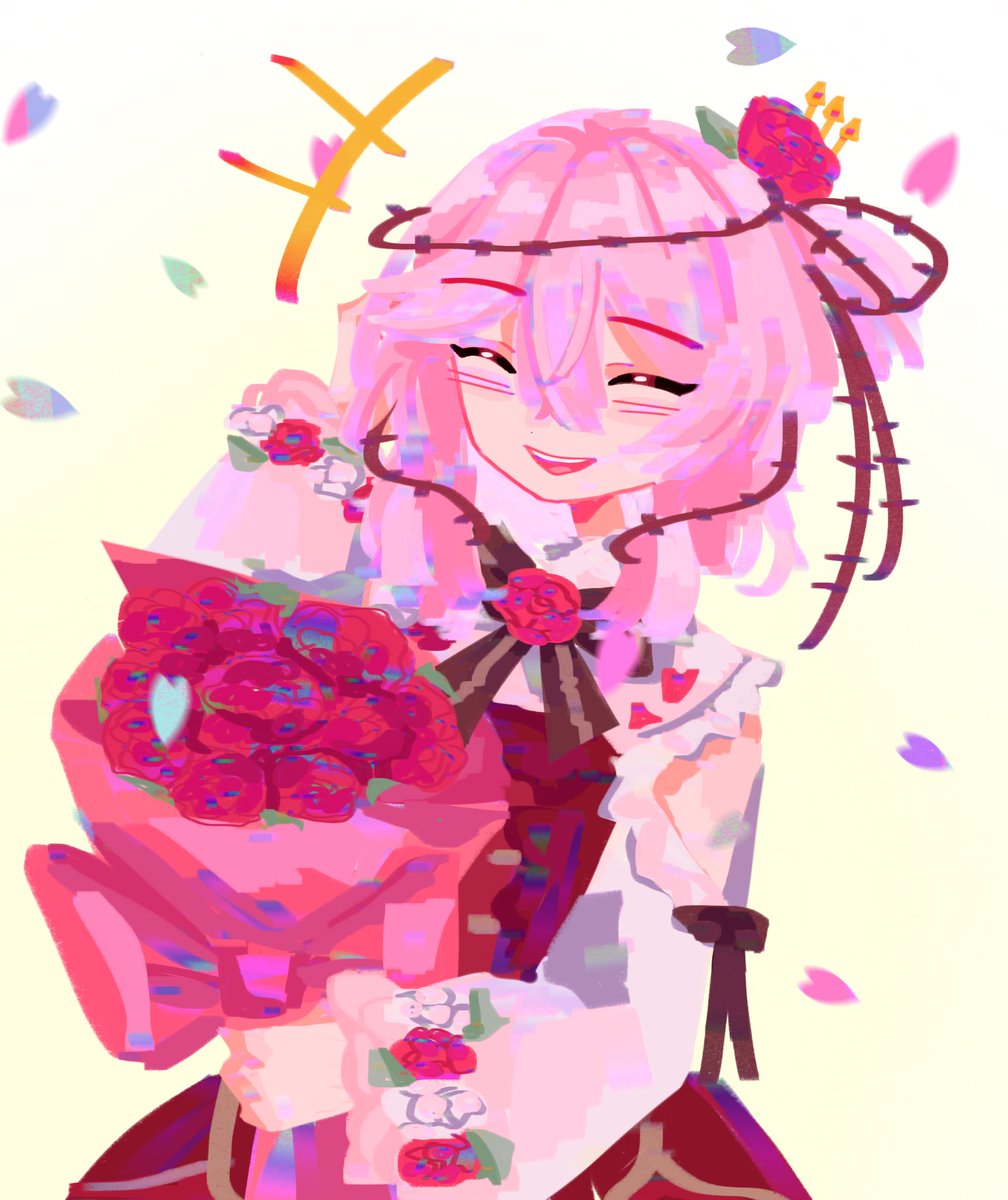 「congrats on 250k!!!! 🌹🌹🌹 #GalleryOfRo」|ji @ aliveのイラスト