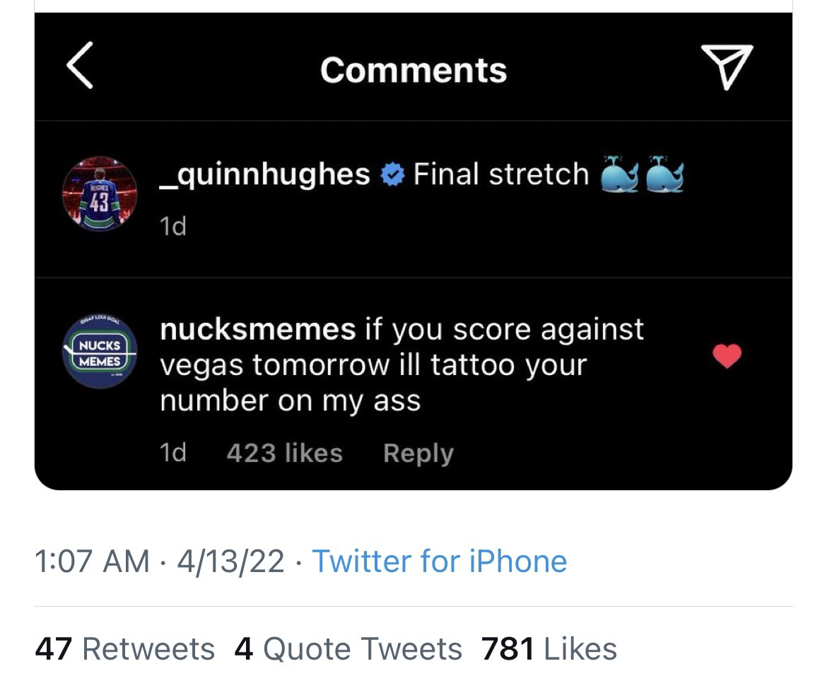 thegingercanuck's tweet photo. “The only limits we experience in life are the ones we refuse to lay at the hands of professional athletes” — source unknown. https://t.co/rp8WmLTgqg