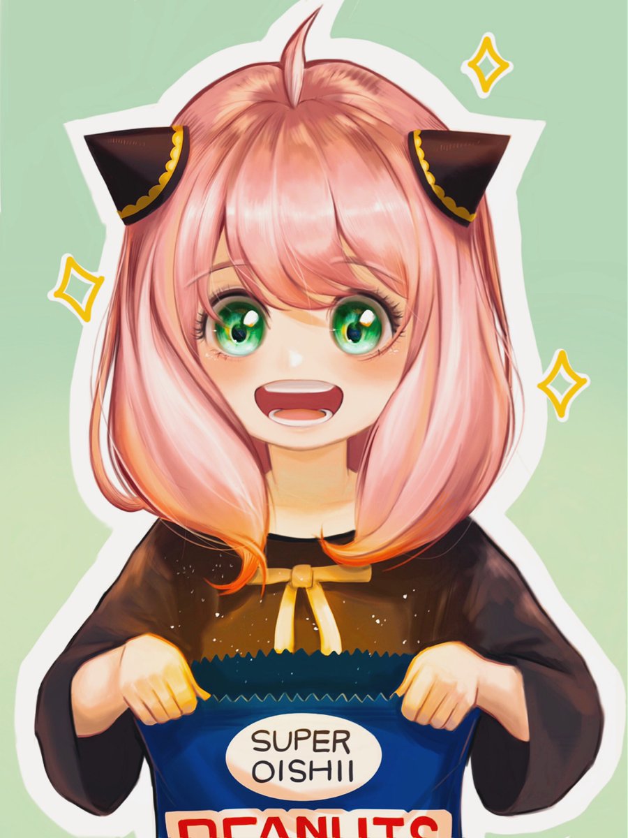 Anya likes peanuts ! 🥜