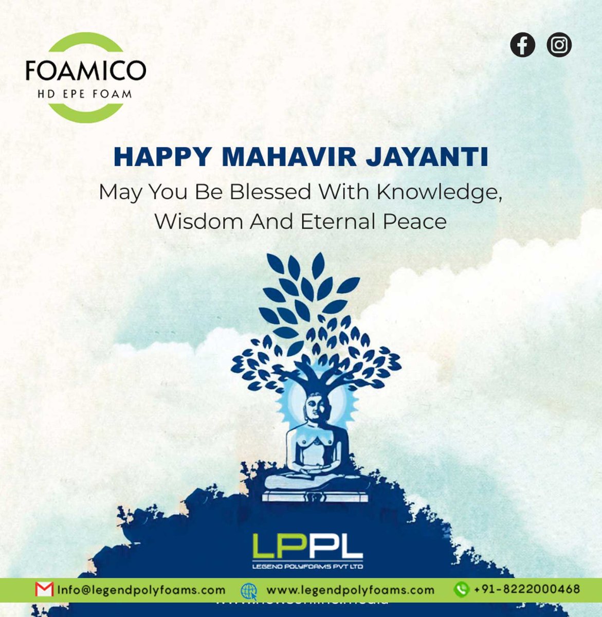 FOAMICO2's tweet photo. HAPPY MAHAVIR JAYANTI✨
"May You Be Blessed With Knowledge, Wisdom And Eternal Peace"
*
**
***
#foamicohd #mahaveerjanmkalyanak #mahavirjayanti #mahavirjanmkalyanak #mahaveerjayanti #jaintemples #jain #jainism #mahavir #proudjain #proudtobejain #jainism_updates #jains #jinshasan https://t.co/zEE0dfdYU5