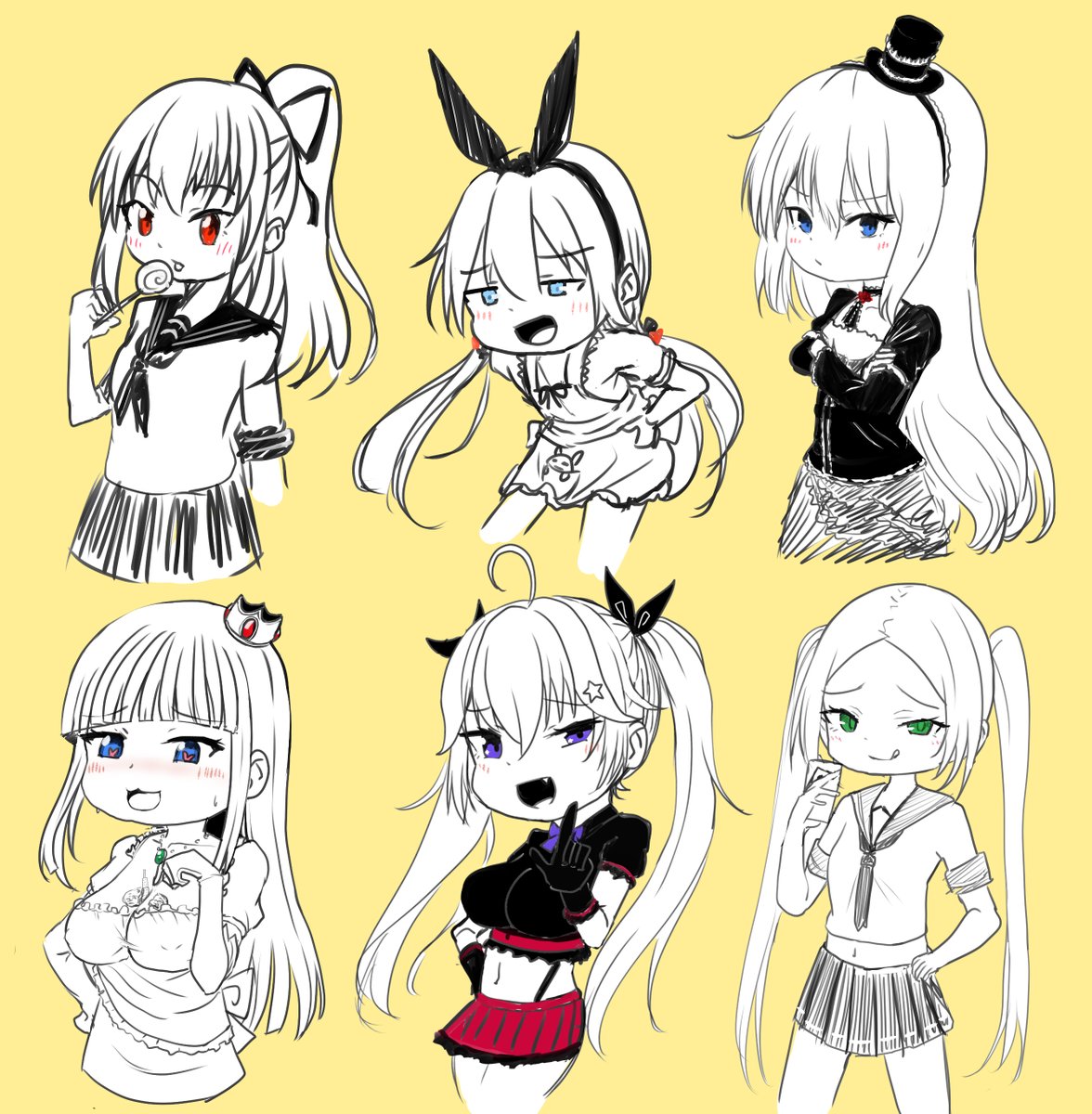 巨大娘界隈の好きなキャラ、ほとんど金髪という事に気付いた 