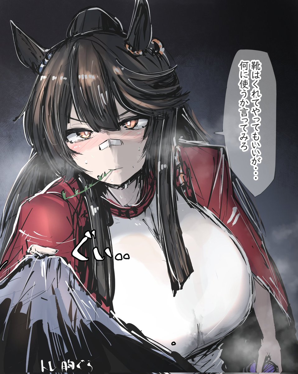ナリタブライアン(ウマ娘) 「まとめられたブライアン
ガチャ祈願を込めて…… #ウマ娘 」|かにさわ🦀skeb🎨のイラスト