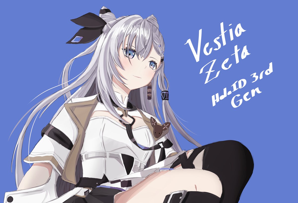 ValillaSenpai's tweet photo. Sketch of Vestia Zeta! 
#Zetacrylic #VestiaZeta #HololiveID https://t.co/Wgtu1NiTL9