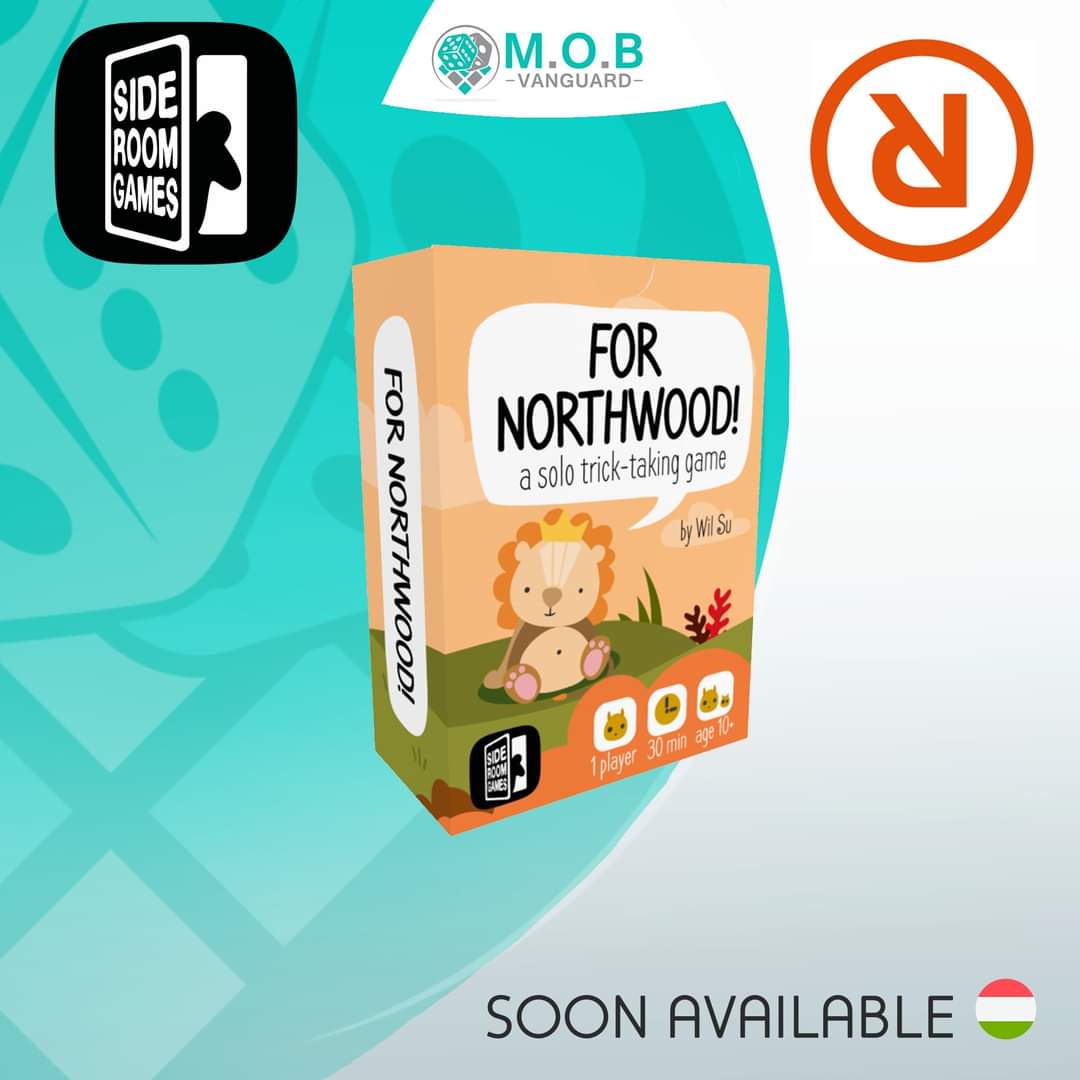 MOBVanguard1's tweet photo. We are happy to announce that our friends @Reflexshop is the Hungarian publisher of @sideroomgames' For Northwood!!!
#licensing #mobvanguard #bggcommunity #bgg #boardgames #proudagents #hungary #reflexshop #srg #sideroomgames https://t.co/ohnBFhG1iG