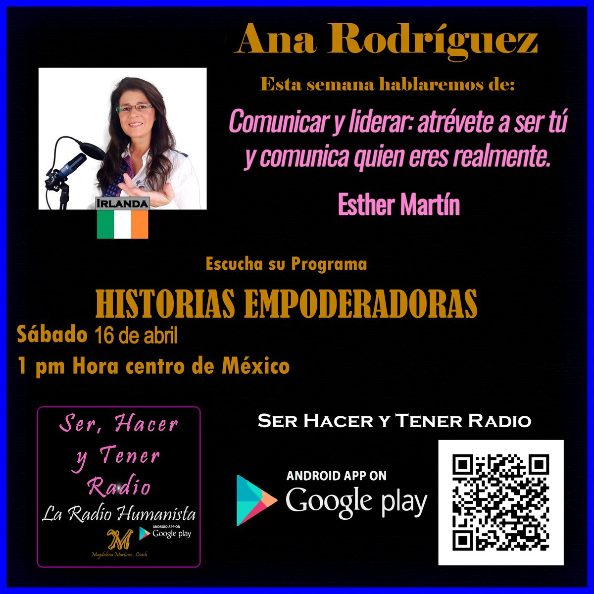 👑Esther decidió ser fiel a su llamada interna y cambiar de profesión.
Escribir “Él y ELA” la ayudó a pasar por el duelo de perder a su tío además de aumentar su optimismo y aceptación por lo ocurrido.
#empoweredsupernova #elyela #esthermartin #esthermartincoach #ActitudPositiva