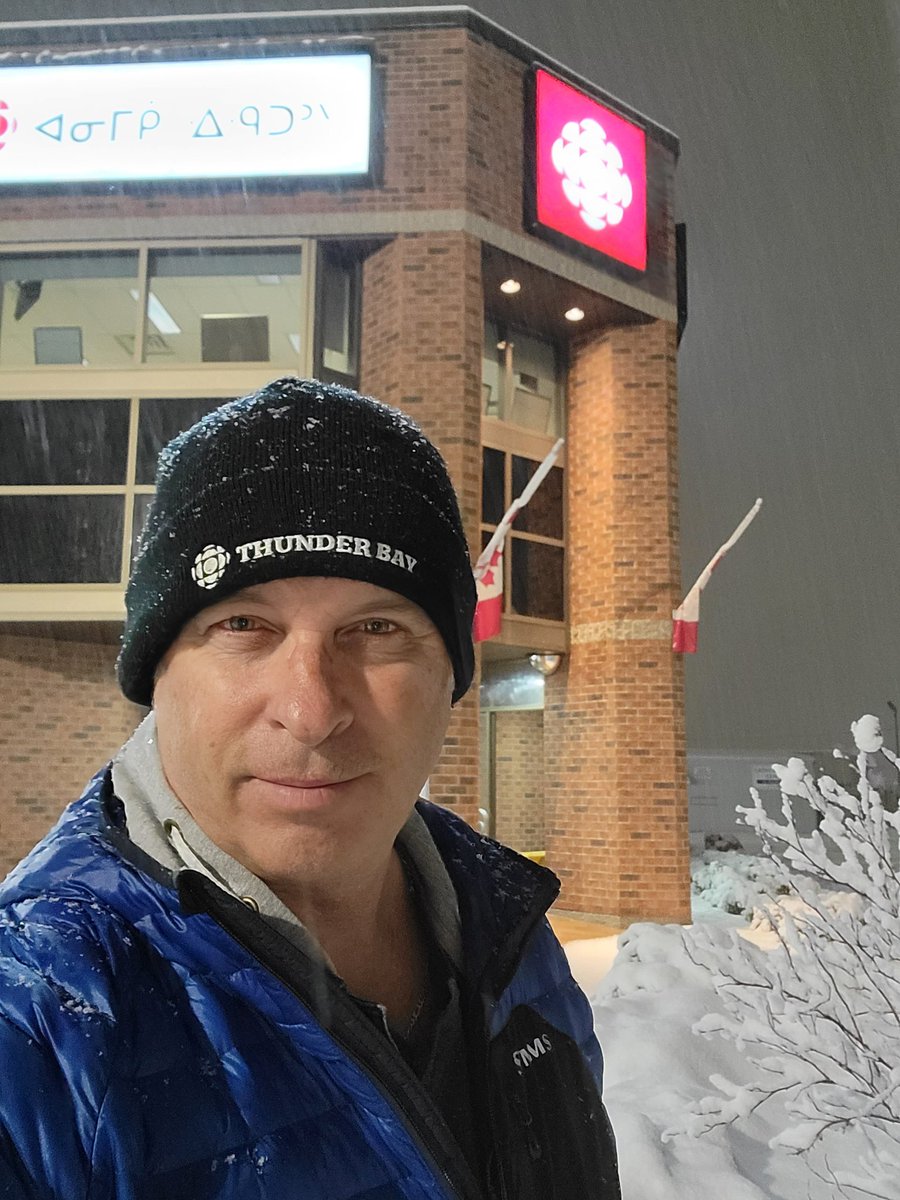 The storm has landed in Thunder Bay and the northwest. We will have full weather coverage this morning  on cbc.ca/thunderbay <a href="/CBCSuperiorMorn/">CBC Superior Morning</a>