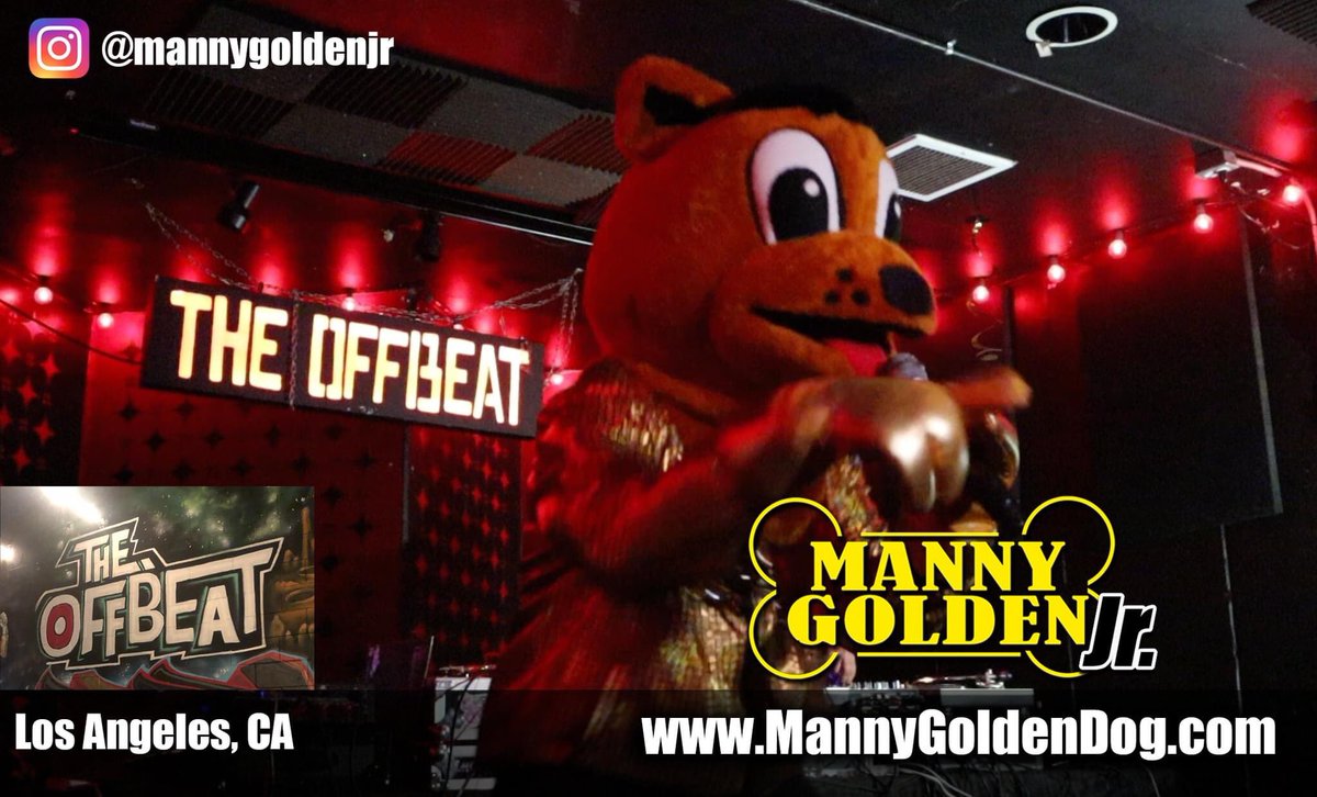 MannyGolden22's tweet photo. It’s spring break and the tour is still going strong!! I got a chance to perform at The Off Beat in Los Angeles, CA. It was dope and they showed me soooo much love! The 
#GramFam HOT DOG!! https://t.co/5GNBdsxDBL