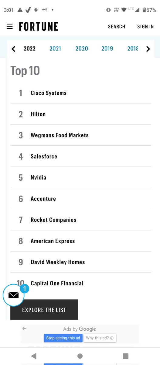 CelebHoonYaarr's tweet image. Proud to be a part of #Cisconian ❤️

Fortune number 1 company in best place to work for ❤️🤙

@Cisco
#Cisco