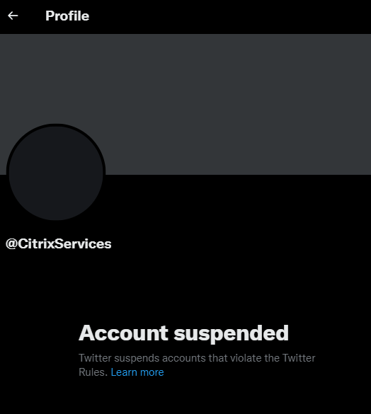 Hi <a href="/citrix/">Citrix</a> , I already received more than 30 emails regarding CVE-2022-27503. Is something wrong? Also, @citrixservices account is suspended.