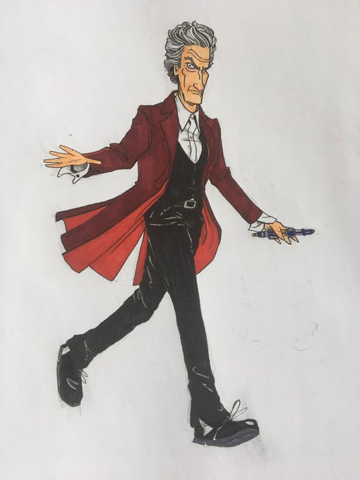 A happy birthday to Peter Capaldi, meh art by me 