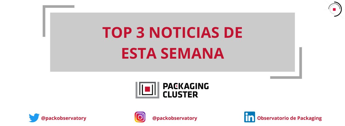packobservatory's tweet image. 🔴Les presentamos el TOP 3 de las noticies de esta semana.

1.El papel crucial del packaging en la industria de alimentación

2.Creando el packaging del futuro

3. How Will Shopping in the Metaverse Change Packaging Design?